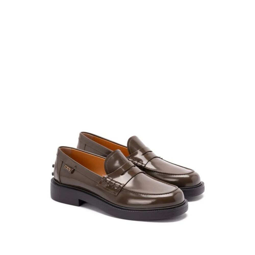 Tod's Women Shaded Finishing Leather Penny Loafers - Picture 5 of 5